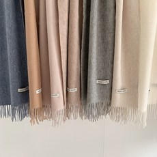 남여공용 울 100 니트 머플러 목도리 10color