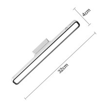 스탠드 LED 책상 램프 USB 충전식 조명 무단 조광 테이블 마그네틱 행잉 침실 독서 야간 신제품, white