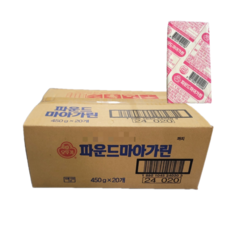 오뚜기 파운드 마가린 450g BOX 버터대용 업소용