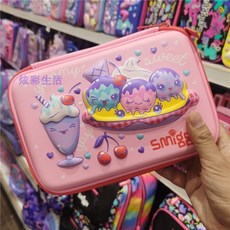 Smiggle 플라밍고 스미글 귀여운 파우치 천 필통 초등 초등학생 대학생 추천, K - 스미글