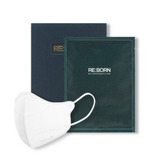 가벼운 마스크 친환경 PLA 숨쉬기편한 새부리형 레본 마스크 대형 20매 개별포장, 대형(XL)