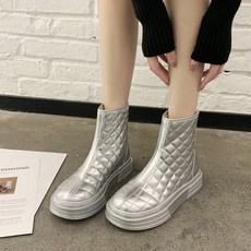 어그 클래식 미들 롱 키높이 집업 퀄팅 패딩 털 퍼 부츠 미끄럼방지 방한화 따뜻한 발편한 애나멜