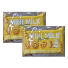 노브랜드 MINI MILK BISCUIT 미니밀크 비스킷 2개 (30g x 8개), 8개, 30g
