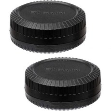 2팩 후지 X 마운트 렌즈 후면 캡 본체 커버 카메라 센서 보호 후지필름 Pro2 Pro3 E3 E4 T1 T2 티쓰리 T3 T4 T10 T20 T30 T30II T100 H