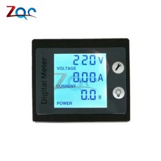 AC 80-260V 100A LCD 디지털 전류계 전압계 전력계 전력 에너지 전압 게이지 STN 백라이트 110V 220V