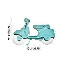 피자도구 인체공학적 손잡이가 있는 피자 듀얼 커팅 휠 스테인레스 스틸 식품 쵸퍼 다기능 롤러 반죽 베이킹 도구 치즈용 칼 커터, 없음, 1개