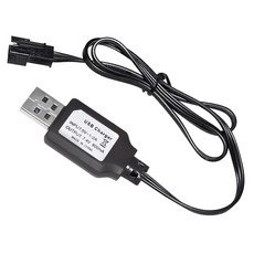 올칩 7.4V 리튬 배터리용 SM-3P USB 충전기 RC카 드론 보트 호환 충전 케이블, (SM3P) 7.4v USB충전기, 1개, (SM3P) 7.4v USB충전기