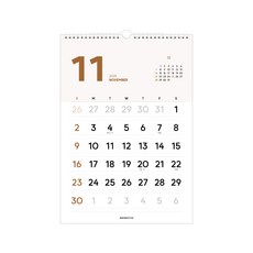 2025 비기닝 벽걸이 대형 인테리어 큰 음력 절기 옛날달력, 1개, B3 벽걸이 달력 _ 컬러