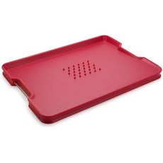 JosephJoseph 국물받침도마 조셉조셉 찐천재 홍진경김치 도마 레드 41cm, 상품선택,