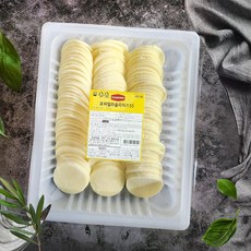 까몽 모짜렐라 카프레제 샐러드 슬라이스 치즈 1kg(치즈100%)