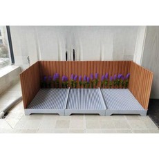 반려견 배변판 하수구 자동배출 강아지 화장실 애견 패드, 1개, 1. 삼중 블루 벽 세트 90x45