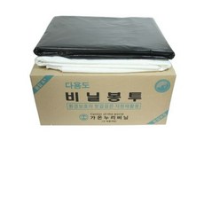 [오너클랜] 다용도 평판형 쓰레기봉투 대사이즈 50매, 유백색