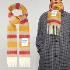 20FW 모헤어 머플러 베이지/레드/옐로우 CA0096 CIH