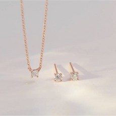 다이아1부귀걸이목걸이