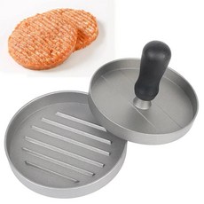 음식 몰드 주방 가제트 모형 둥근 햄버거 고기 소고기 파이 버거, 1개