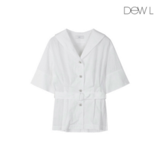 듀엘 블라우스 자켓형 벨티드 WH_L2PSC069