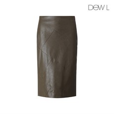 듀엘 절개 레자 스커트 D194MSD027 KA
