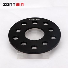 2개 PCD 알루미늄 휠 스페이서 어댑터 러그 슈트 닷지 범용, 06 2PCS 8mm Black