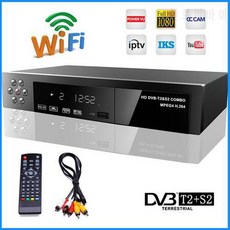 USB 2.0 DVB S2 T2 TV 튜너 DVB-S2 콤보 수신기 셋톱 박스 Full-HD 디지털 ?, 상세내용참조