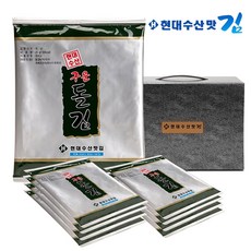 현대수산맛김 보령 대천김 돌김 전장김 26봉/조미김/구운김, 26개