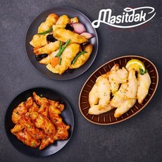 랭킹닭컴 [랭킹닭컴] 맛있닭 통안심 치킨 탕수육 3종 2팩, 레몬크림 2팩, 2개, 450g