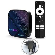 Hako Pro Android 11 TV Box Google 인증 4K Netflix 스트리밍 미디어 플레이어 상자, 32G, EU Plug