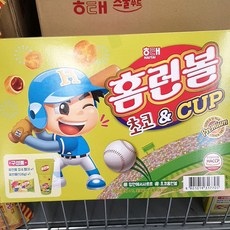 해태 홈런볼 초코 컵기획 128g, 1개