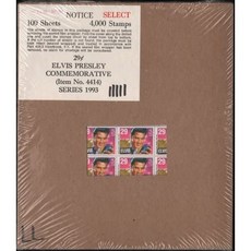 USPS 미국 우체국에서 ELVIS 우표를 찾기가 어렵습니다 ~ MINT 1992 년 우체국에서 발행 한 ELVIS PRESLEY, One Color_One Size, One Color_One Size