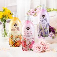 샤워메이트 퍼퓸 바디워시 900ml 로즈+라벤더+자스민