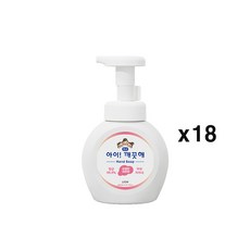 아이깨끗해 핸드워시 용기형 상큼한 레몬향, 250ml, 36개