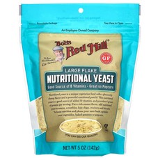 밥스레드밀 큰 입자 뉴트리셔널 이스트 글루텐 무함유 142g(5oz), 141.748g, 3개
