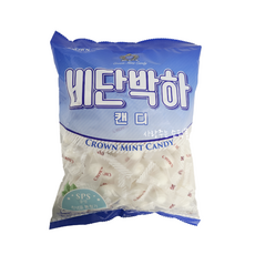 크라운 비단박하캔디, 400g, 3개