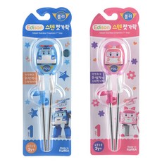 에디슨 폴리입체스텐젓가락 1단계, 폴리입체스텐젓가락1단계[핑크], 1개