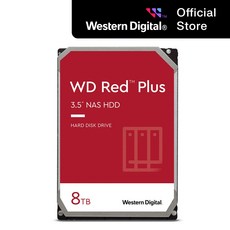 [WD대리점] WD RED Plus 8TB WD80EFBX 3.5 SATA NAS HDD 정품 하드디스크, WD80EFPX - wd하드디스크8tb