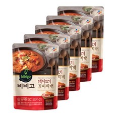 비비고 돼지고기김치찌개, 460g, 5개