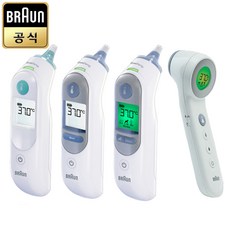 BRAUN 브라운 비접촉 체온계 6520 6030 6510 IRT BNT400 국내AS가능 귀 고막 (필터 21개 포함), BNT-400, 1개