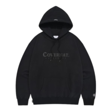 국내매장판 COVERNAT 커버낫 후드티 어센틱 로고 후디 블랙 318825