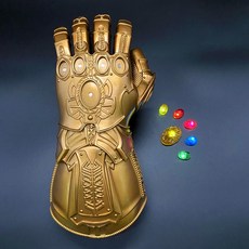 착용하는 어벤져스 타노스 건틀릿 LED 장난감 선물 인피니티 장갑
