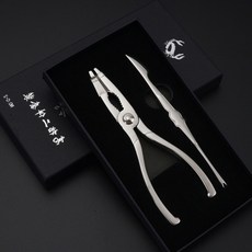 게껍질 까는 도구 스테인레스 랍스터포크 대게 손질 집게 전문가용, 1개