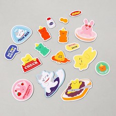 버터(BUTTER) BT 버터패밀리 포인트 마그넷 블루 체크