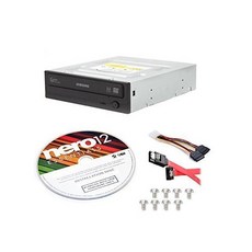 [미국] 513057 Samsung SH-224DB/BEBE-KIT 24x Internal CD DVD±R/RW Dual Layer Disc Burner Drive Writer, 단일상품