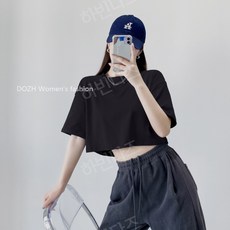 워터밤룩 빅사이즈 반팔 크롭티 흠뻑쇼 옷 패션 워터밤 드레스코드 티셔츠