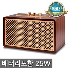 [브리츠 공식대리점] 블루투스 스피커 BZ-JB5609PT 거실/침실/카페 휴대가능 리튬배터리 25W