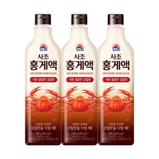 사조 홍게액 900g x3 액젓 액상 천연 조미료 대용량, 3개