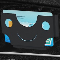 차량용 부착식 신용카드홀더 거치대 걸이 주유 주차카드 하이패스 접착식 명함꽂이