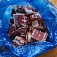 [예스미트]호주산 청정지역 암염소 5kg 전골 탕용 덩어리 업소용 가정용, 3개, 껍데기 있는 탕용 5kg