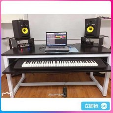 미디 데크 테이블 음악 작곡 편곡 책상 데스크 캐비닛 북유럽의 현대식 녹음금 작업대 서예 탁자와 걸상 전문음, 01 140x60x85, 01 조립하다