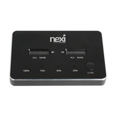 넥시 NX-NVME-D2N M.2 NVMe 듀얼 도킹스테이션 / NX1215, 1개