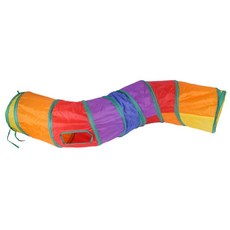 고양이 터널 반려동물 패스 놀이 접이식 통기성 드릴 배럴 실내, 3.Color S tunnels, 1개