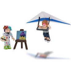 피규어 Roblox Celebrity Collection - Pixel Artist + Hang Glider Two Figure Bundle [Includes 2 Exclu, 상세 설명 참조0